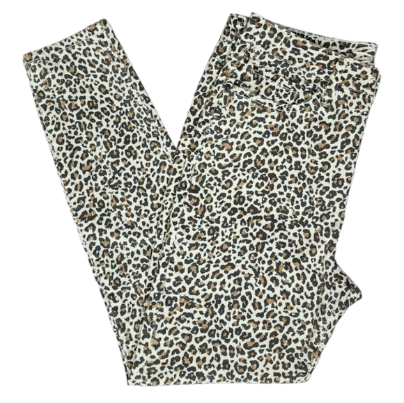 Seven7 Denim - Seven7 Women's High Rise Skinny Animal Print Denim Jeans Size 10